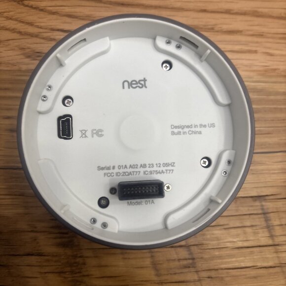 Nest 01AWi-Fi 1st Gen Learning Programmable Thermostat Tested Works - Picture 2 of 4